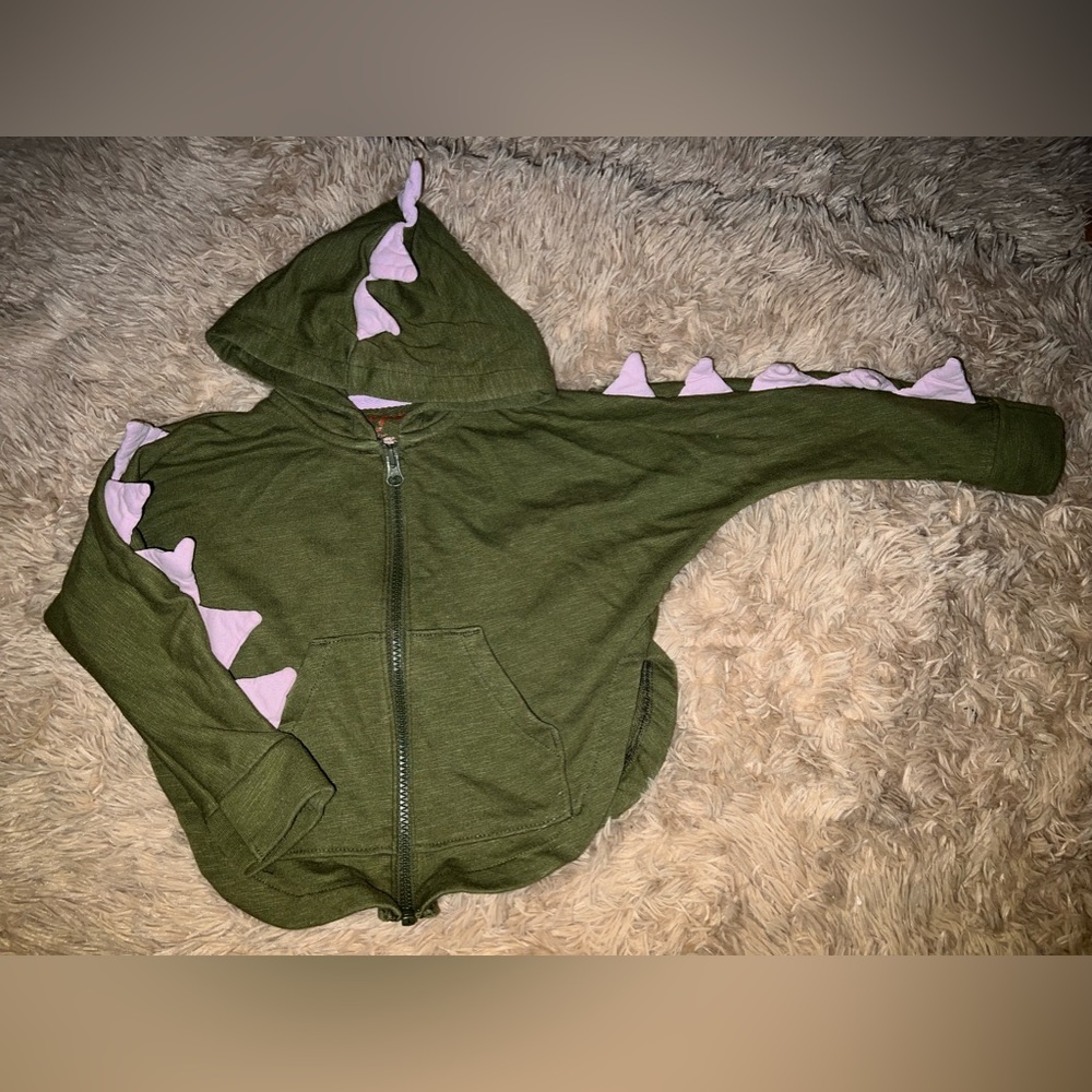 Crop top Dino  zip up
